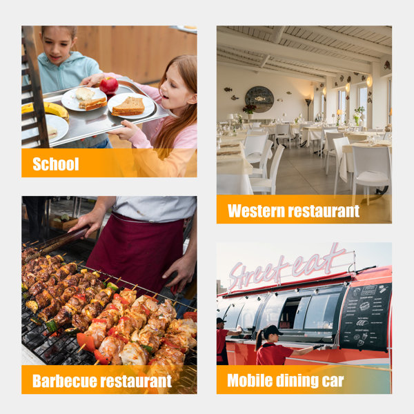 KICHKING 12" Commercial Countertop Gas Charbroilers with Lava Rock